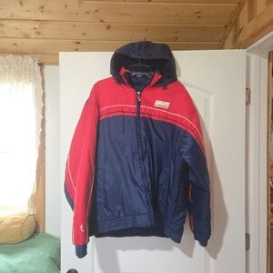 NWT NY Giants Puffer Hooded Coat, SIZE L